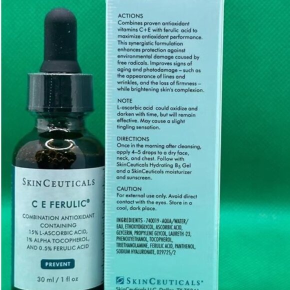 4 X SkinCeuticals C E Ferulic With 15% L-ascorbic Acid Serum - 30ml- sealed - Picture 2 of 3